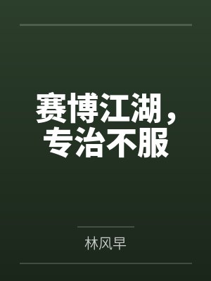 赛博江湖专治不服小说无删减封面