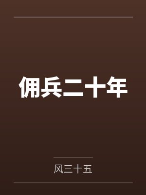 佣兵二十年封面